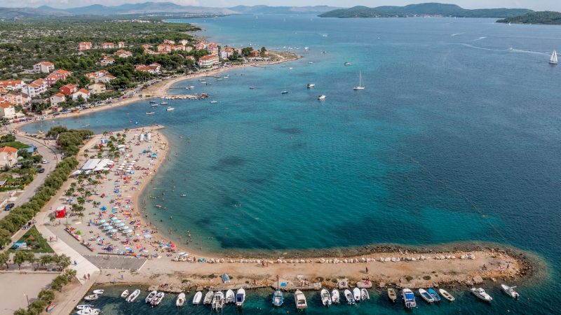 Srima dog-friendly beach near Sibenik