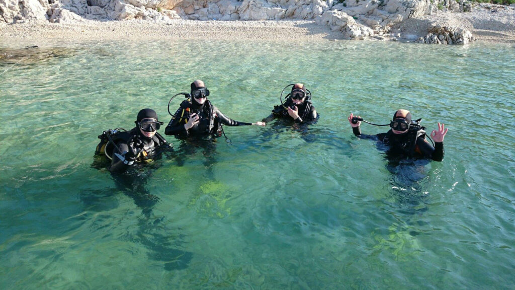 scuba diving in Croatia